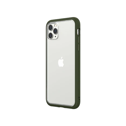 RhinoShield Mod NX Bumper Case & Clear Backplate iPhone 11 Pro Max - Camo Green - Image 2