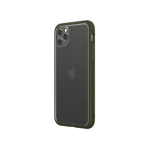 RhinoShield Mod NX Bumper Case & Clear Backplate iPhone 11 Pro Max - Camo Green - Image 5