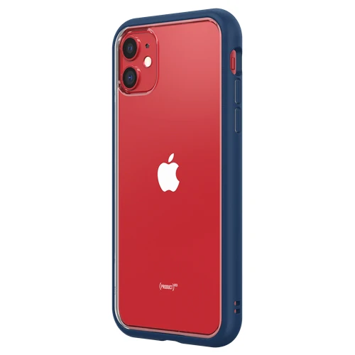 RhinoShield Mod NX Bumper Case & Clear Backplate iPhone 11 - Royal Blue - Image 2