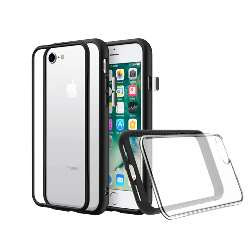 RhinoShield Mod NX Bumper Case & Clear Backplate iPhone 8 / 7 / SE 2020 - Black - Image 3