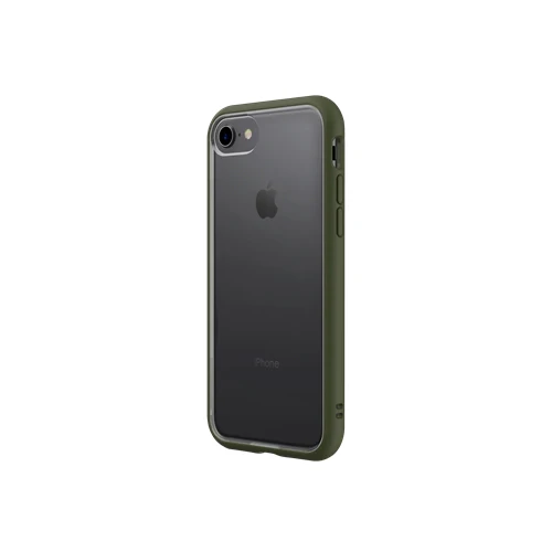 RhinoShield Mod NX Bumper Case & Clear Backplate iPhone 8 / 7 / SE 2020 - Camo Green - Image 6