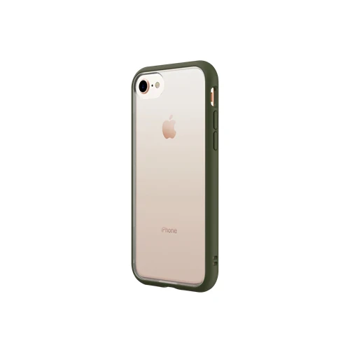 RhinoShield Mod NX Bumper Case & Clear Backplate iPhone 8 / 7 / SE 2020 - Camo Green - Image 7
