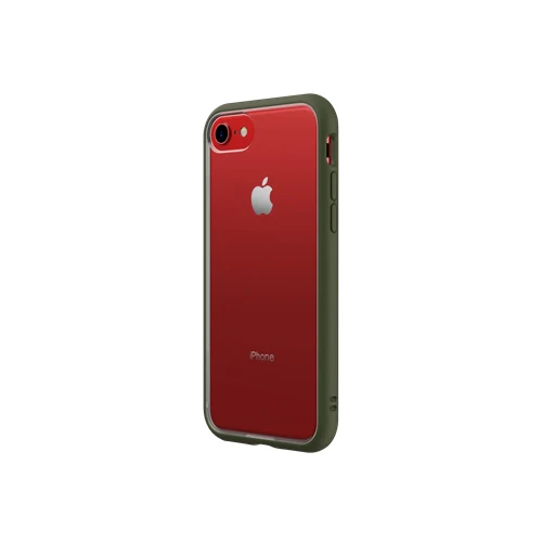 RhinoShield Mod NX Bumper Case & Clear Backplate iPhone 8 / 7 / SE 2020 - Camo Green - Image 8