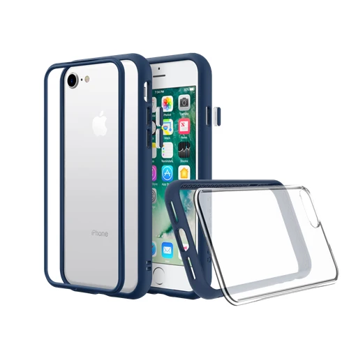 RhinoShield Mod NX Bumper Case & Clear Backplate iPhone 8 / 7 / SE 2020 - Royal Blue - Image 4