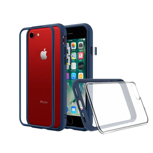 RhinoShield Mod NX Bumper Case & Clear Backplate iPhone 8 / 7 / SE 2020 - Royal Blue - Image 6