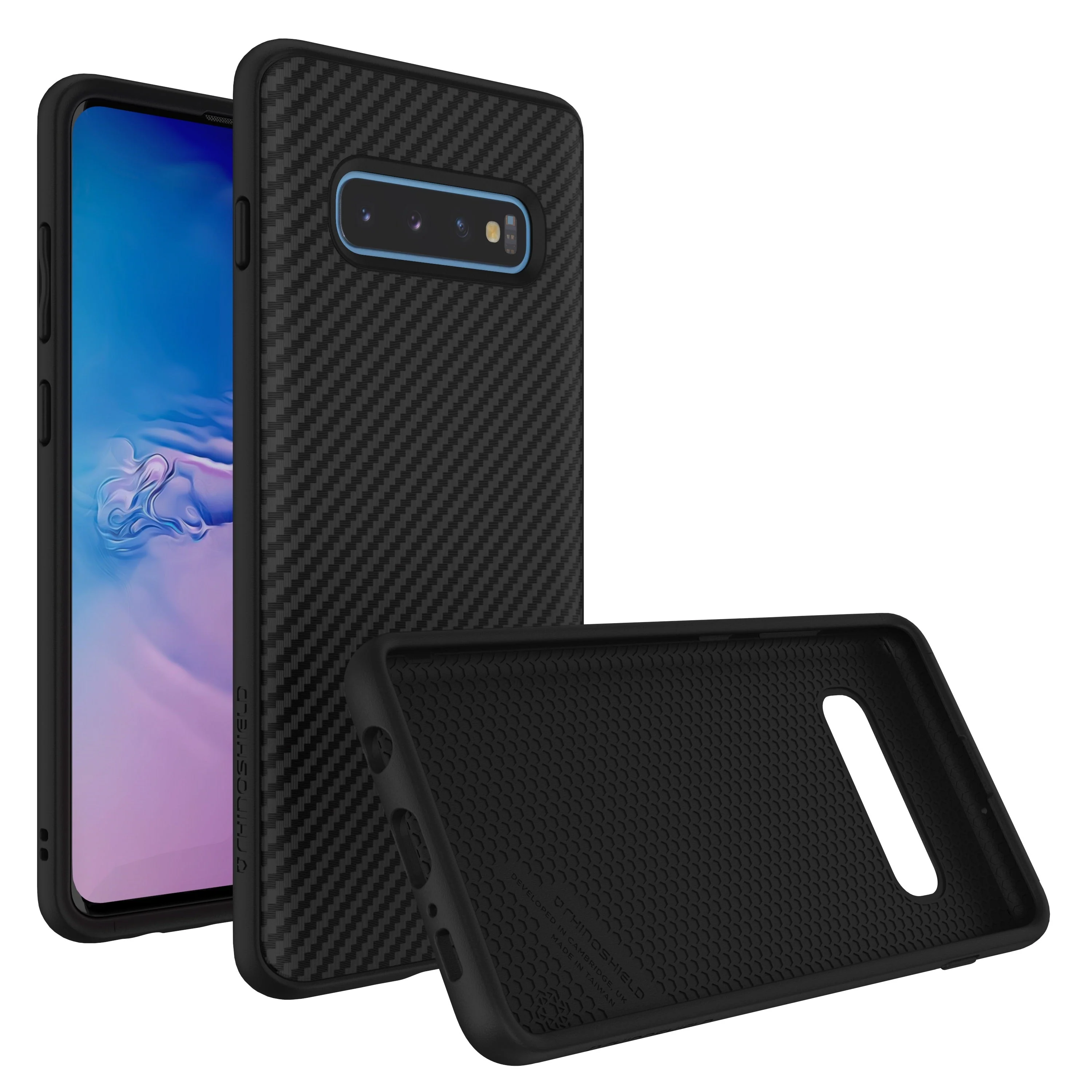 RhinoShield SolidSuit Carbon Fibre Protective Case For Samsung Galaxy S10 Plus - Image 3