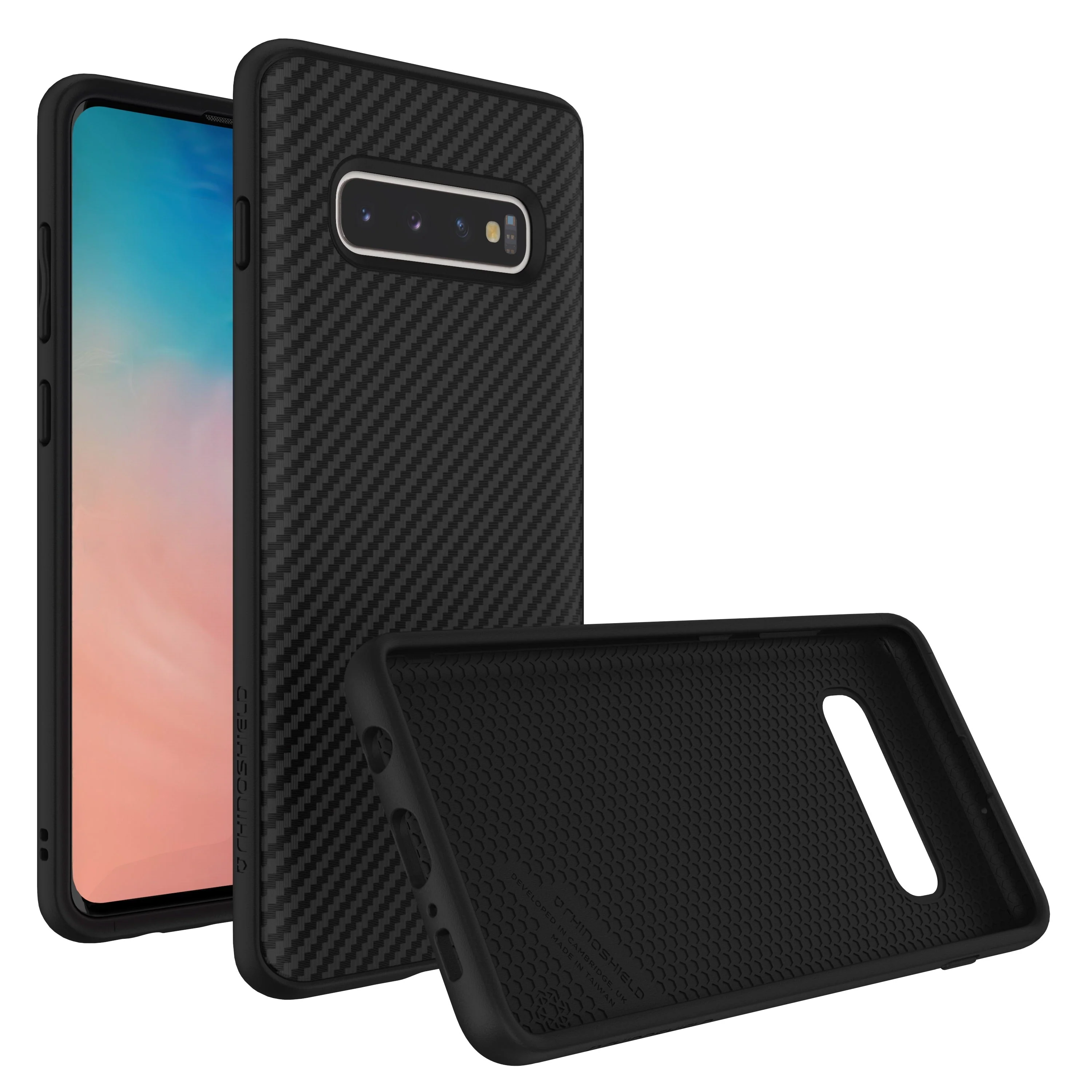 RhinoShield SolidSuit Carbon Fibre Protective Case For Samsung Galaxy S10 Plus - Image 4