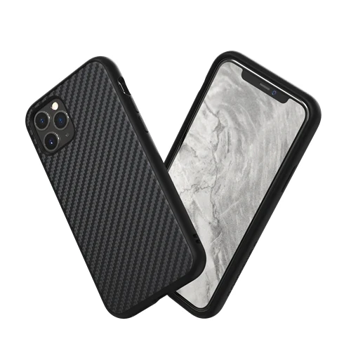 RhinoShield SolidSuit Impact Resistance Case iPhone 11 Pro - Carbon Fibre - Image 4