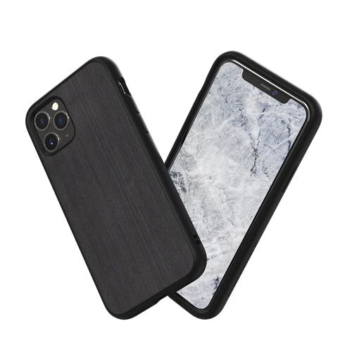RhinoShield SolidSuit Impact Resistance Case iPhone 11 Pro Max - Brushed Steel - Image 4