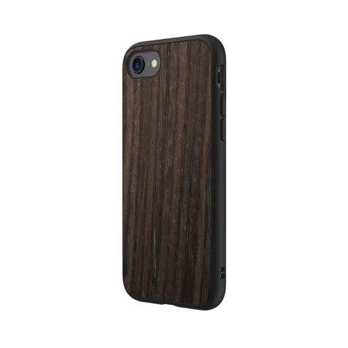 RhinoShield SolidSuit Impact Resistance Case iPhone SE 2020 / 8 / 7 - Dark Oak - Image 2