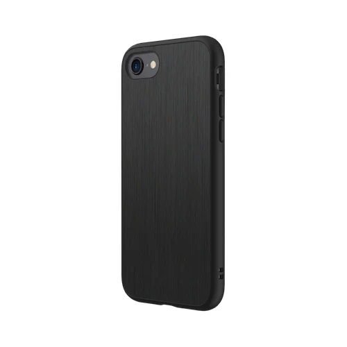 RhinoShield SolidSuit Impact Resistance Case iPhone SE 2020 / 8 / 7 - Brushed Steel - Image 2