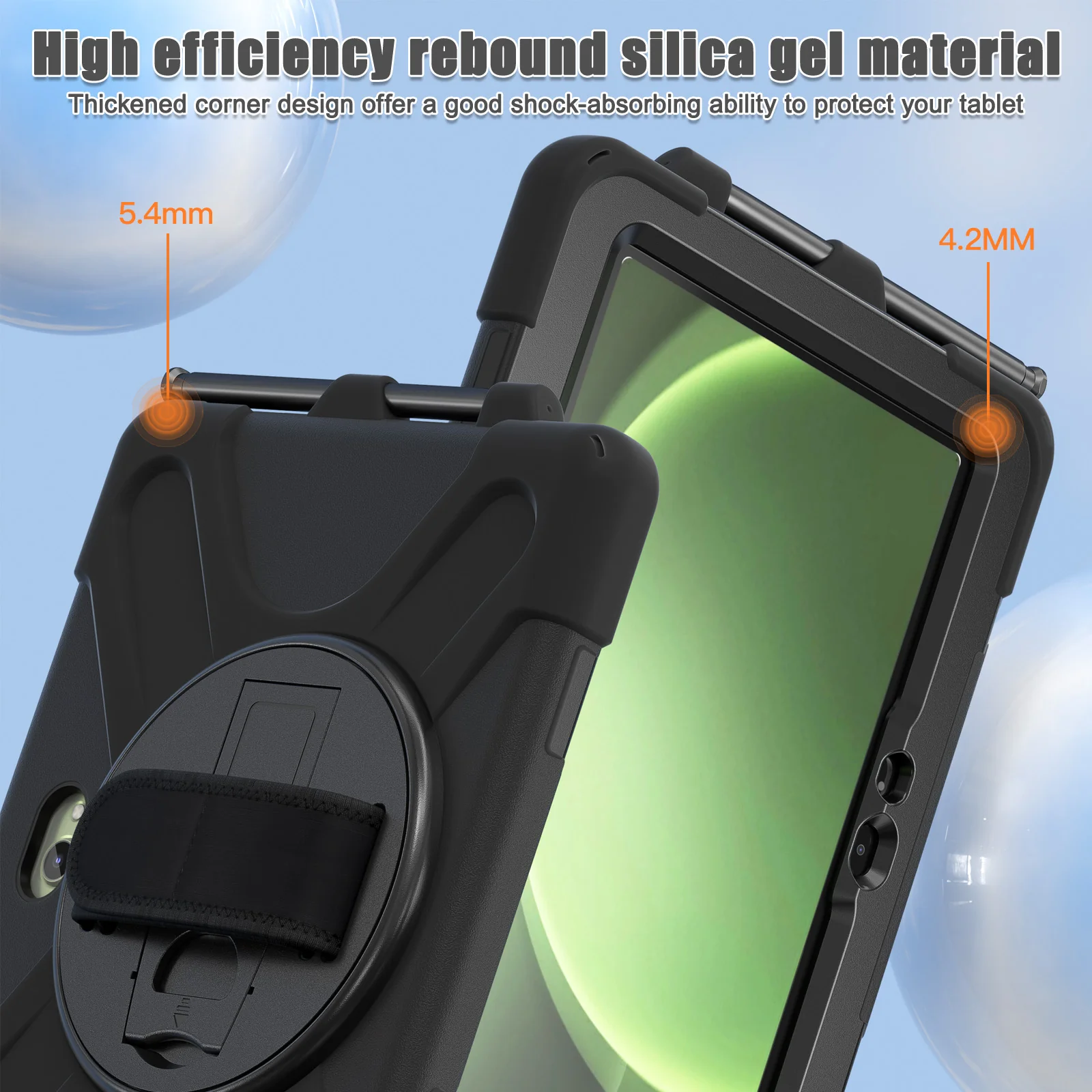 Rugged Case Hand & Shoulder Strap SCREENLESS Tab Active 5 Pro X356 2025 - Image 3