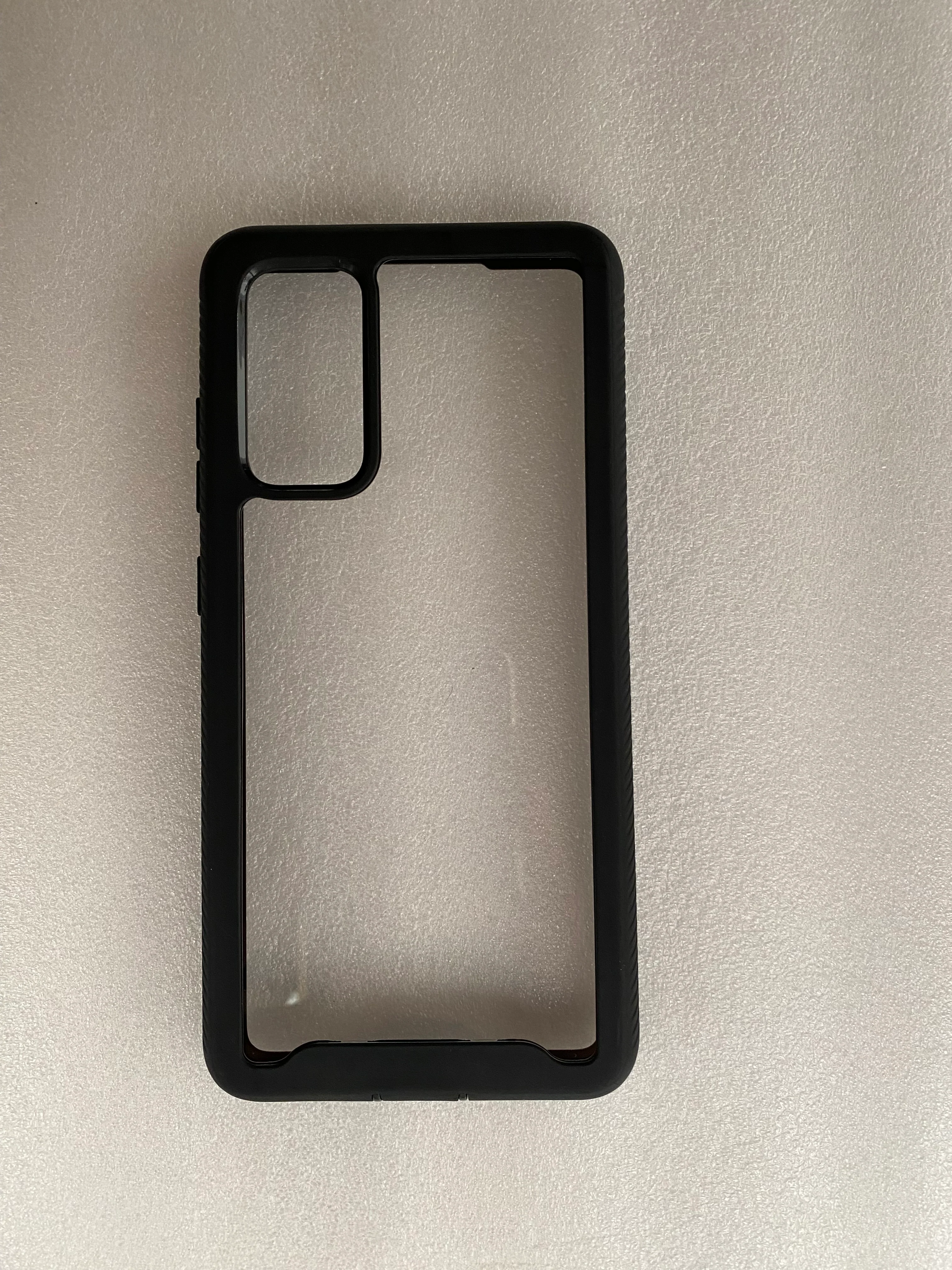 Bundle Rugged Clear Case for Galaxy S20 FE with Black Rim - Bonus Screen Protector!! - Image 3