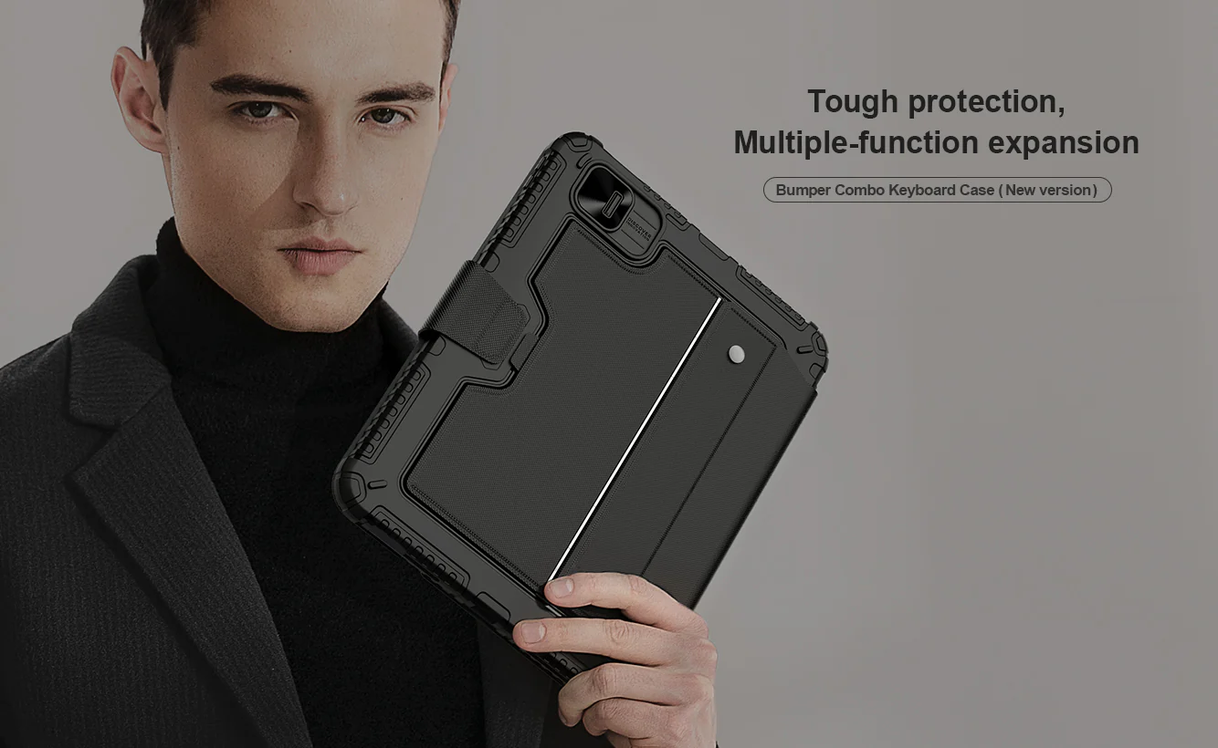 Rugged Detachable Keyboard & Trackpad Case iPad 10th / 11th Gen 10.9 inch - Black - Image 13
