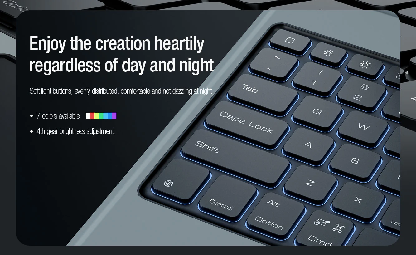 Rugged Detachable Keyboard & Trackpad Case iPad Pro 11 M4 / M5 - Black - Image 10