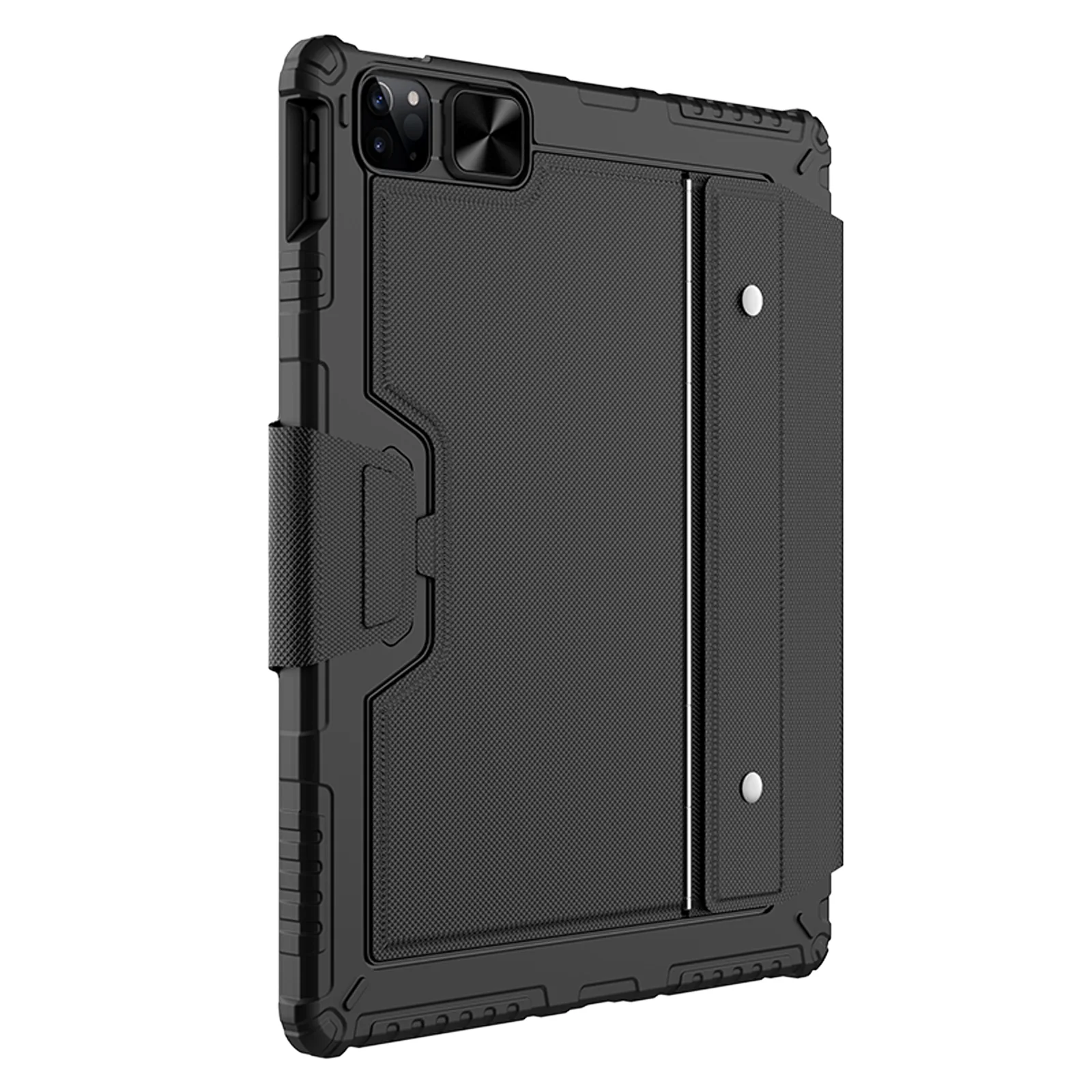 Rugged Detachable Keyboard & Trackpad Case iPad Air 13 M2 / M3 & Pro 12.9  3 4 5 6th Gen - Black - Image 11