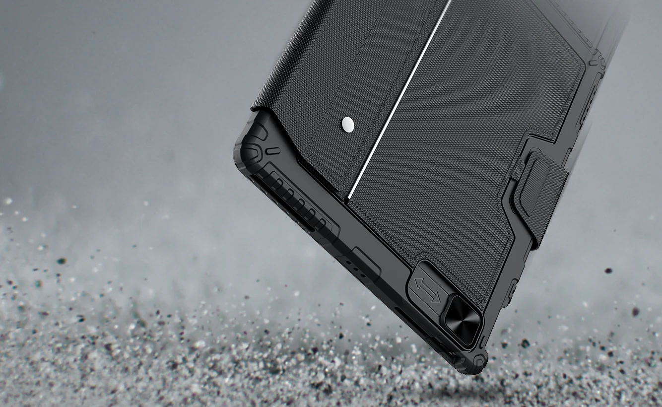 Rugged Detachable Keyboard & Trackpad Case iPad Air 13 M2 / M3 & Pro 12.9  3 4 5 6th Gen - Black - Image 14