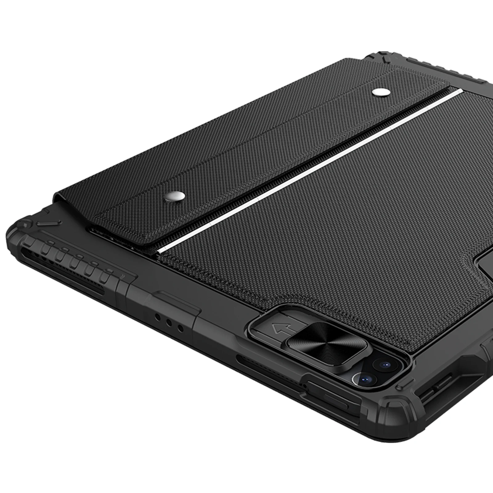 Rugged Detachable Keyboard & Trackpad Case iPad Air 13 M2 / M3 & Pro 12.9  3 4 5 6th Gen - Black - Image 9