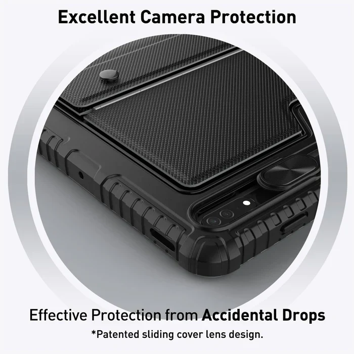 Rugged Detachable Keyboard & Trackpad Case Samsung Tab S9 / S10 FE - Black - Image 5