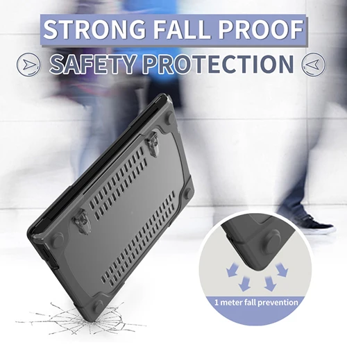 Rugged Protective & Heavy Duty Case Surface Laptop 5 & 4 & 3 15 inch - Clear Grey - Image 2