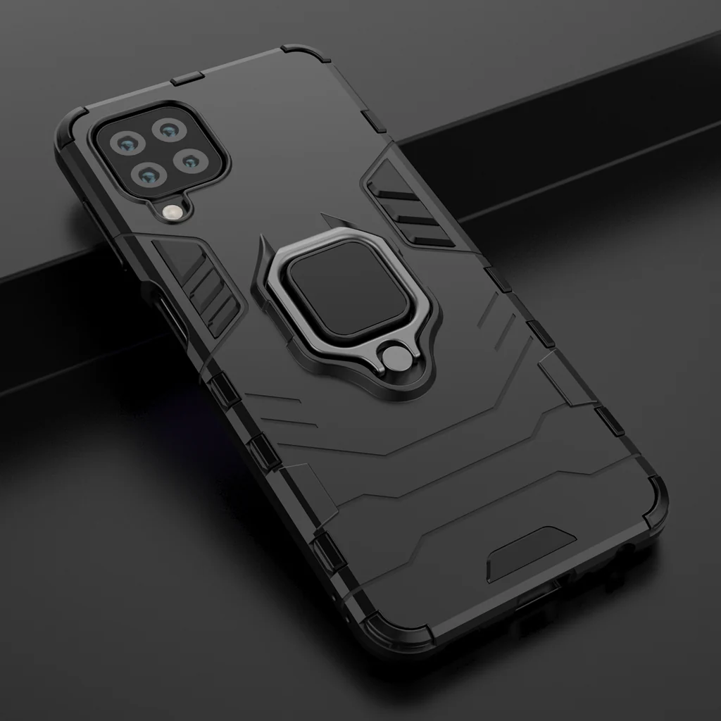 Rugged & Protective Armour Case Samsung A22 4G & M32 Built-in Ring Holder - Image 5