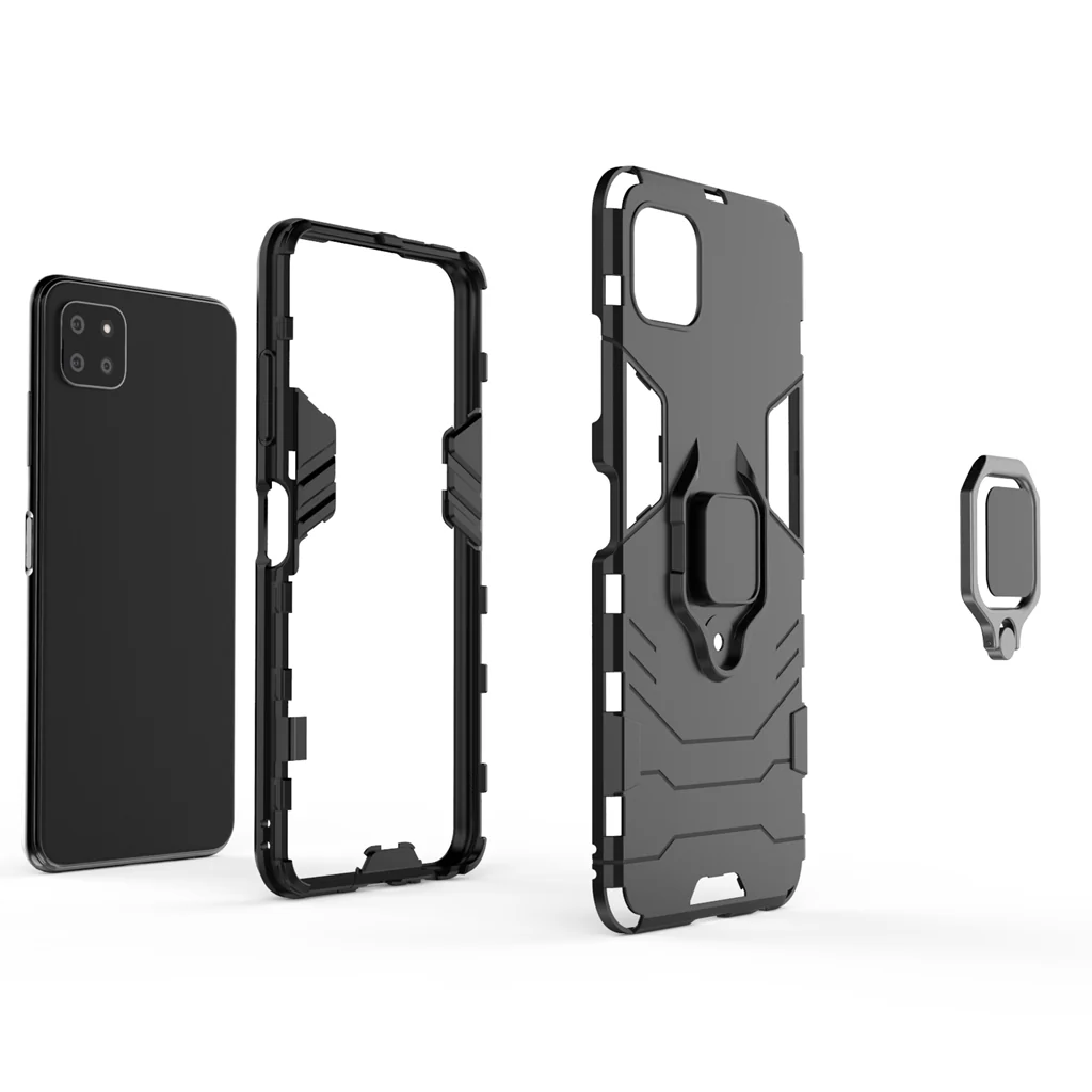 Rugged & Protective Armour Case Samsung A22 5G Built-in Ring Holder - Image 3