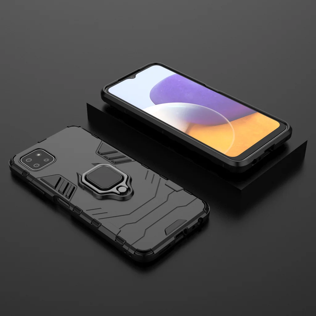 Rugged & Protective Armour Case Samsung A22 5G Built-in Ring Holder - Image 6