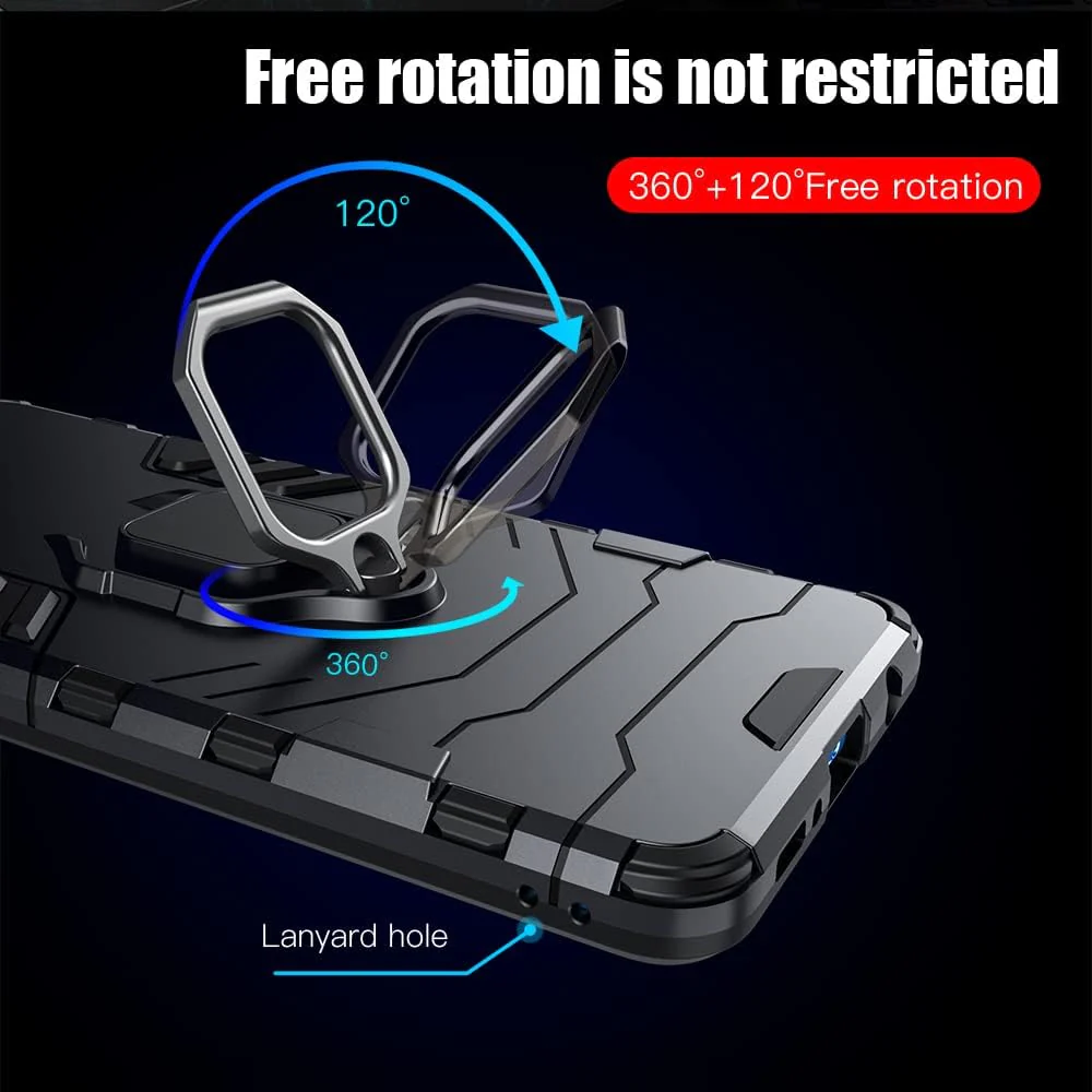 Rugged & Protective Armour Case Samsung A23 Built-in Ring Holder - Image 2