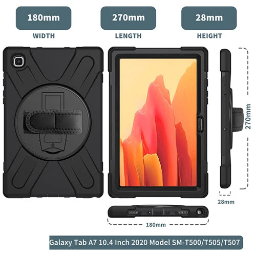 Rugged Protective Case Hand & Shoulder Strap Galaxy Tab A11 Plus 11 inch 2025 - Image 3