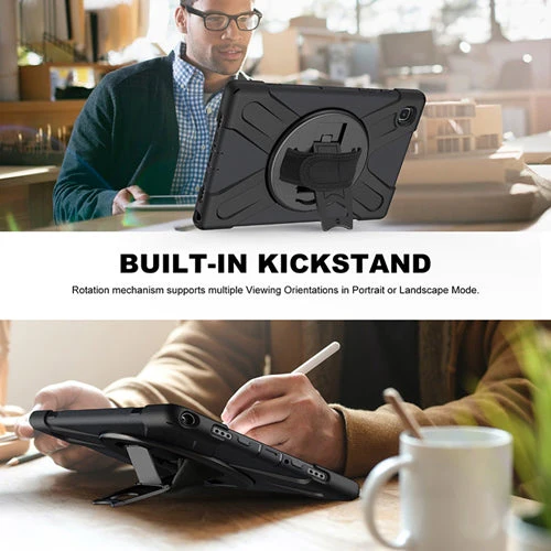 Rugged Protective Case Hand & Shoulder Strap Galaxy Tab A8 2021 10.5 SM-X200 & 205 - Image 2