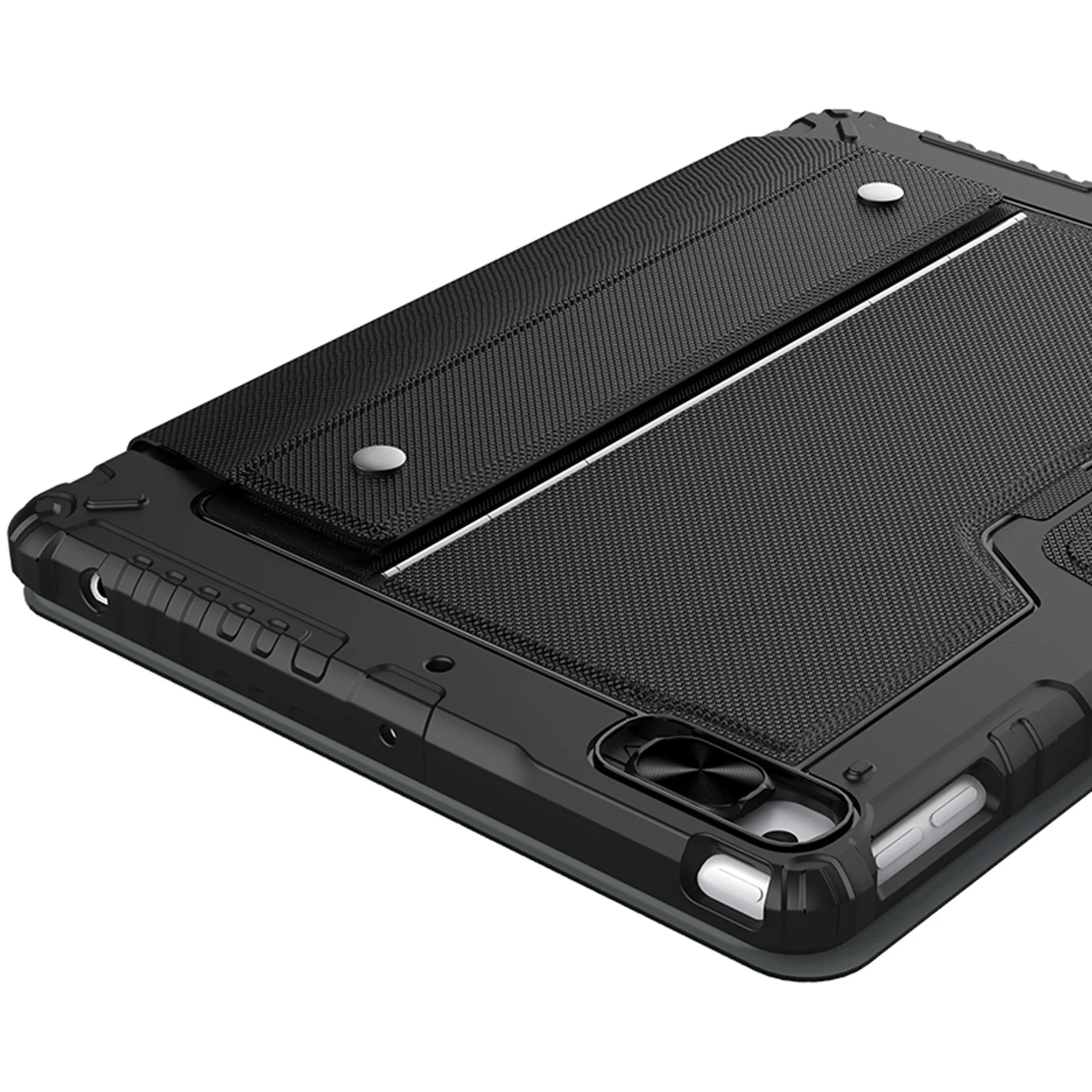 Rugged Protective Detachable Keyboard Case iPad 9th & 8th & 7th Gen 10.2 inch - Black - Image 14