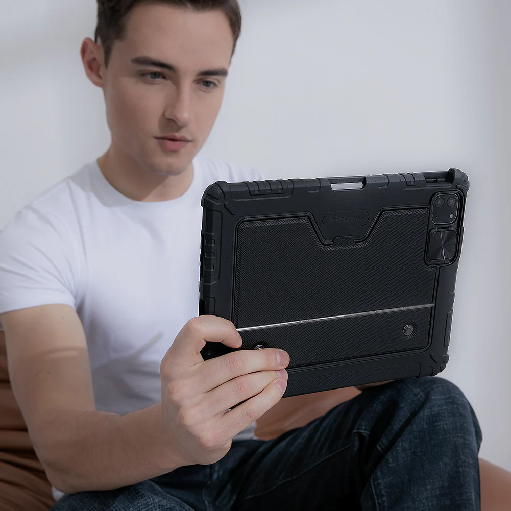 Rugged Protective Detachable Keyboard Case iPad Air 11 M2 & M3 / 4th / 5th 10.9 & Pro 11 inch - Black - Image 14
