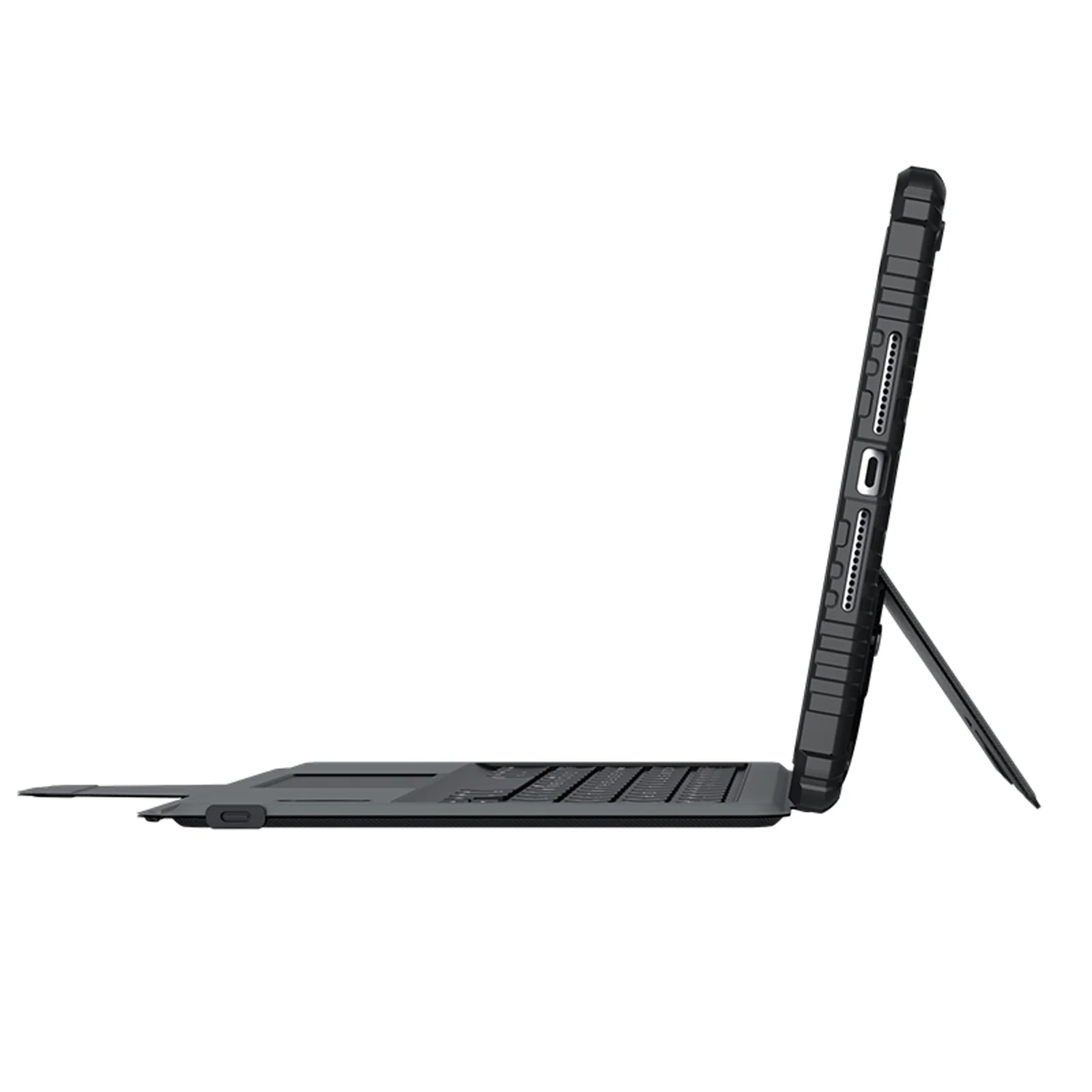 Rugged Protective Detachable Keyboard Case iPad Air 11 M2 & M3 / 4th / 5th 10.9 & Pro 11 inch - Black - Image 9