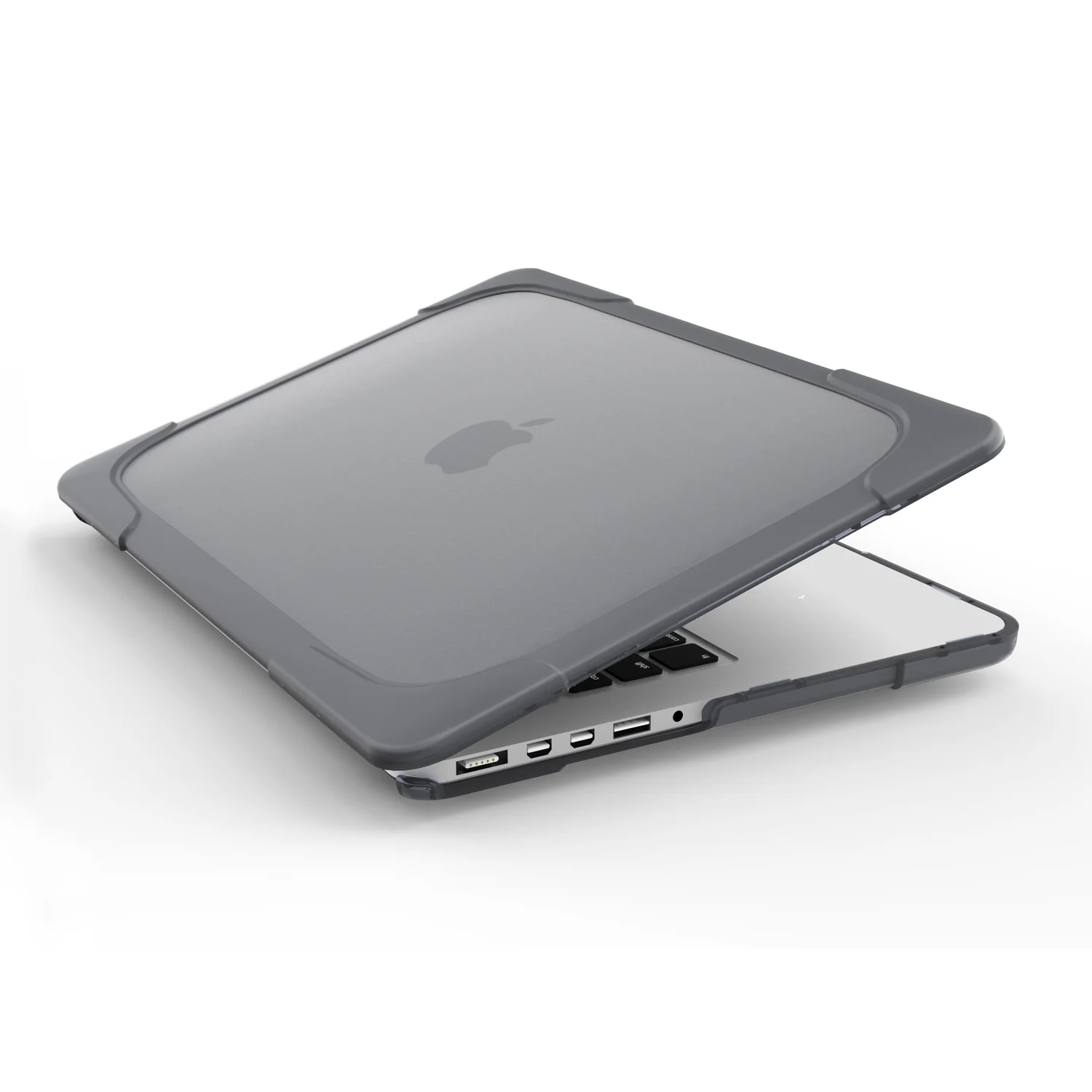 Rugged Protective & Heavy Duty Case Macbook Retina 15 (2012-2015) - Clear Grey - Image 4