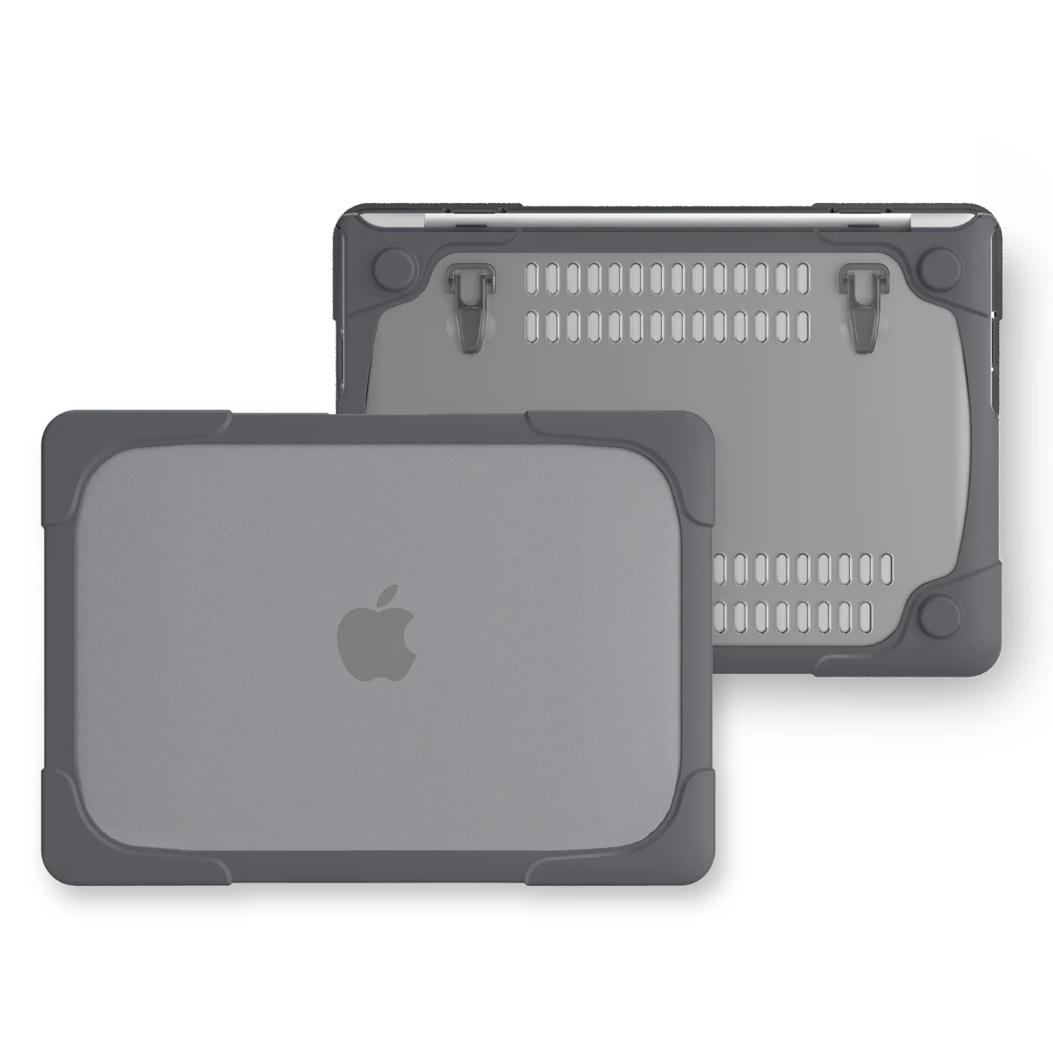 Rugged Protective & Heavy Duty Case Macbook Retina 15 (2012-2015) - Clear Grey - Image 8