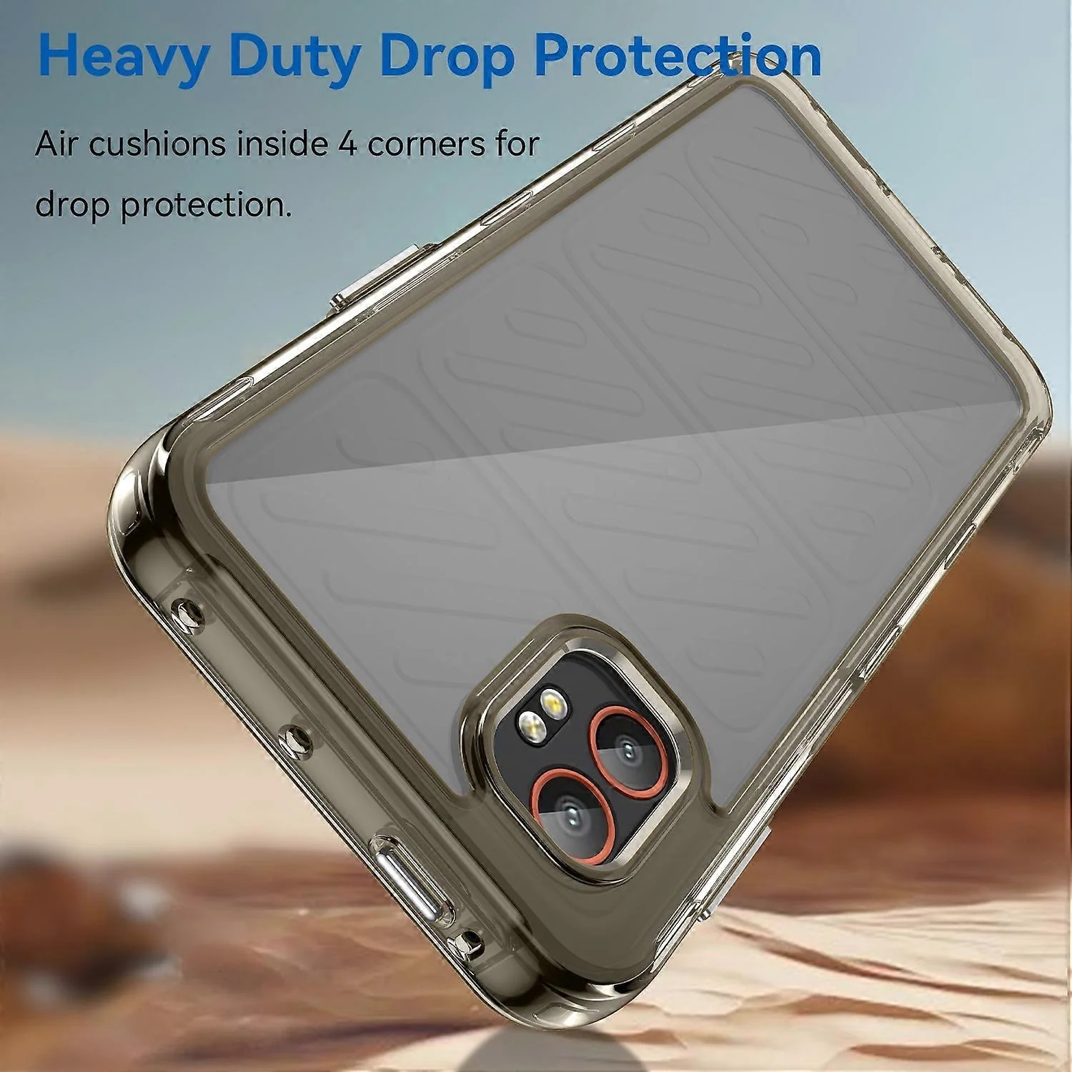 Rugged & Protective Phone Case Samsung XCover 7 Pro - Clear Grey - Image 2
