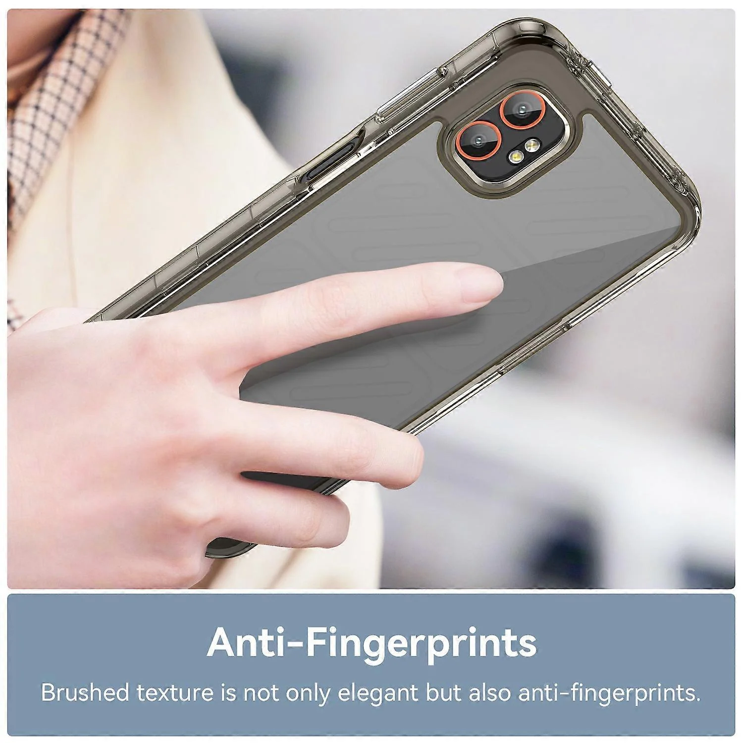 Rugged & Protective Phone Case Samsung XCover 7 Pro - Clear Grey - Image 3
