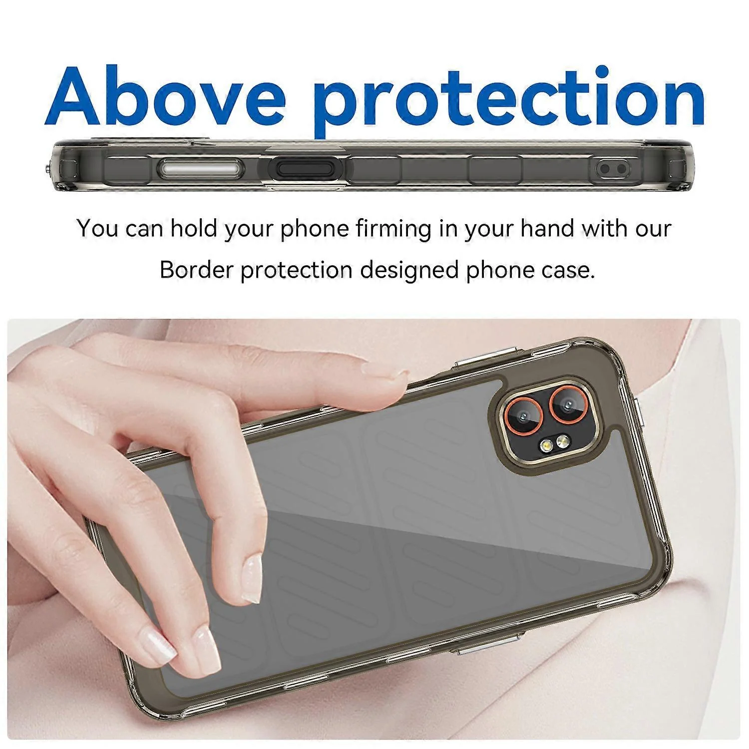 Rugged & Protective Phone Case Samsung XCover 7 Pro - Clear Grey - Image 4