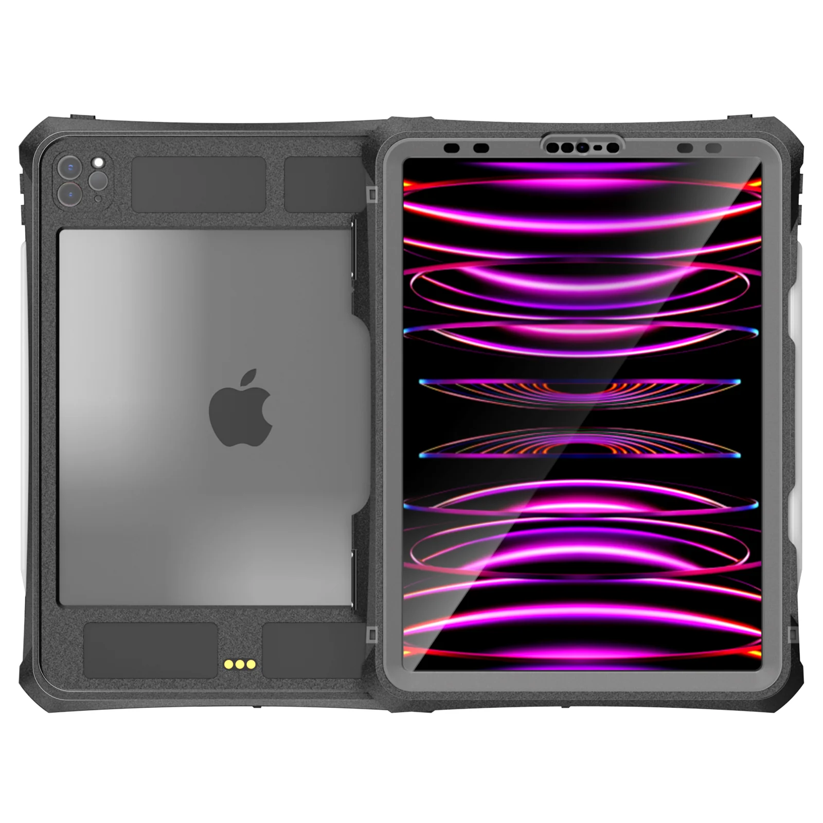 Rugged & Waterproof Protective Case iPad Pro 11 inch 2020 / 2021 / 2022 - Black - Image 9