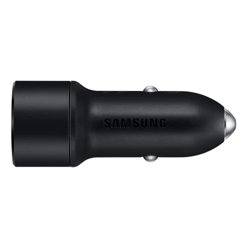 Samsung Car Charger Duo Dual 15W USB A Fast Charge & Multi Cable - Black - Image 3