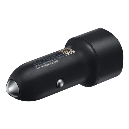 Samsung Car Charger Duo Dual 15W USB A Fast Charge & Multi Cable - Black - Image 6