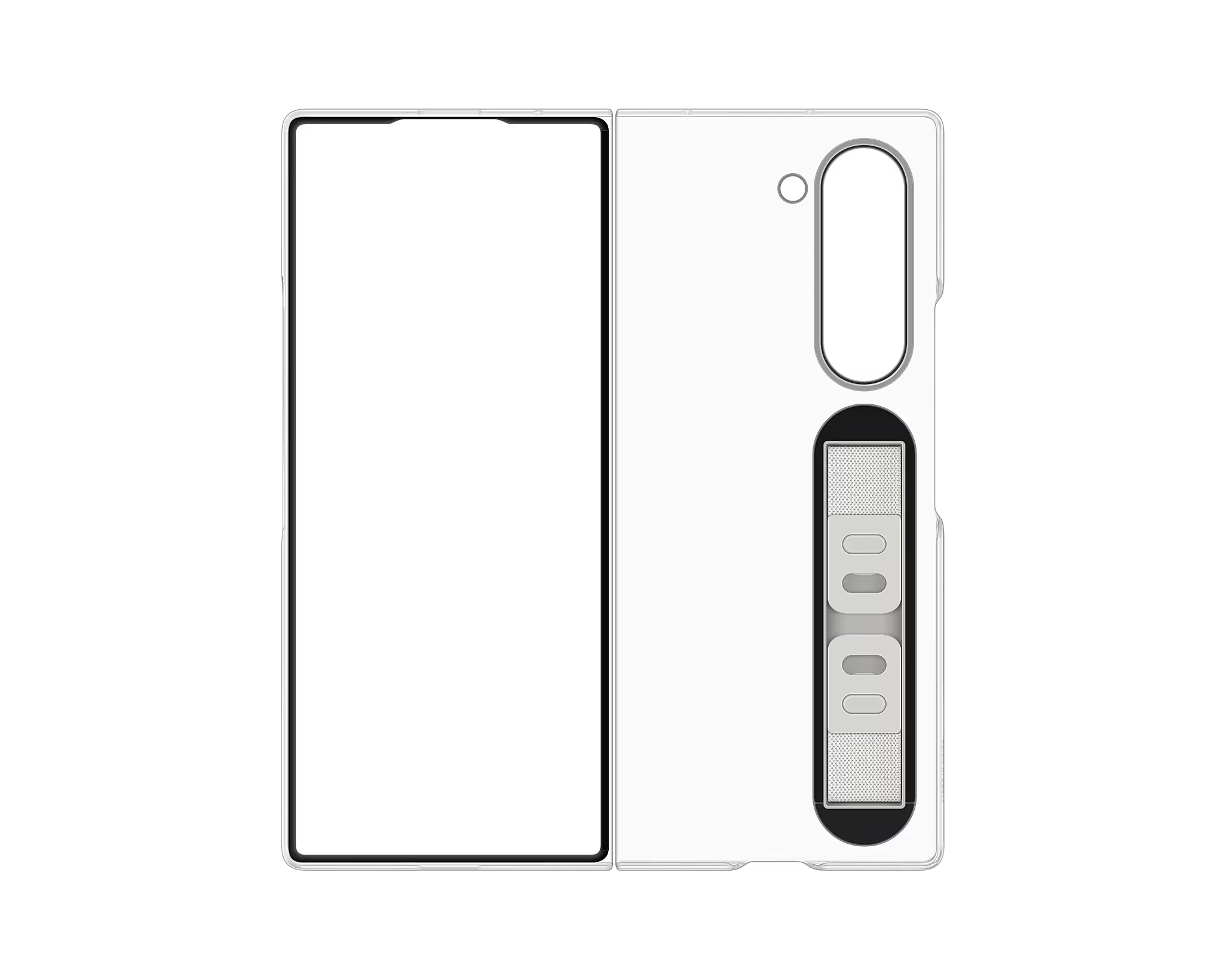 Samsung Original Clear Case for Galaxy Z Fold 6 - Clear - Image 3