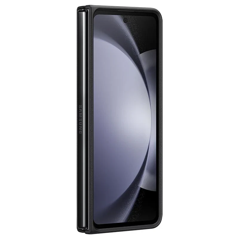 Samsung Eco-Leather Case for Samsung Galaxy Z Fold 5 - Black - Image 2