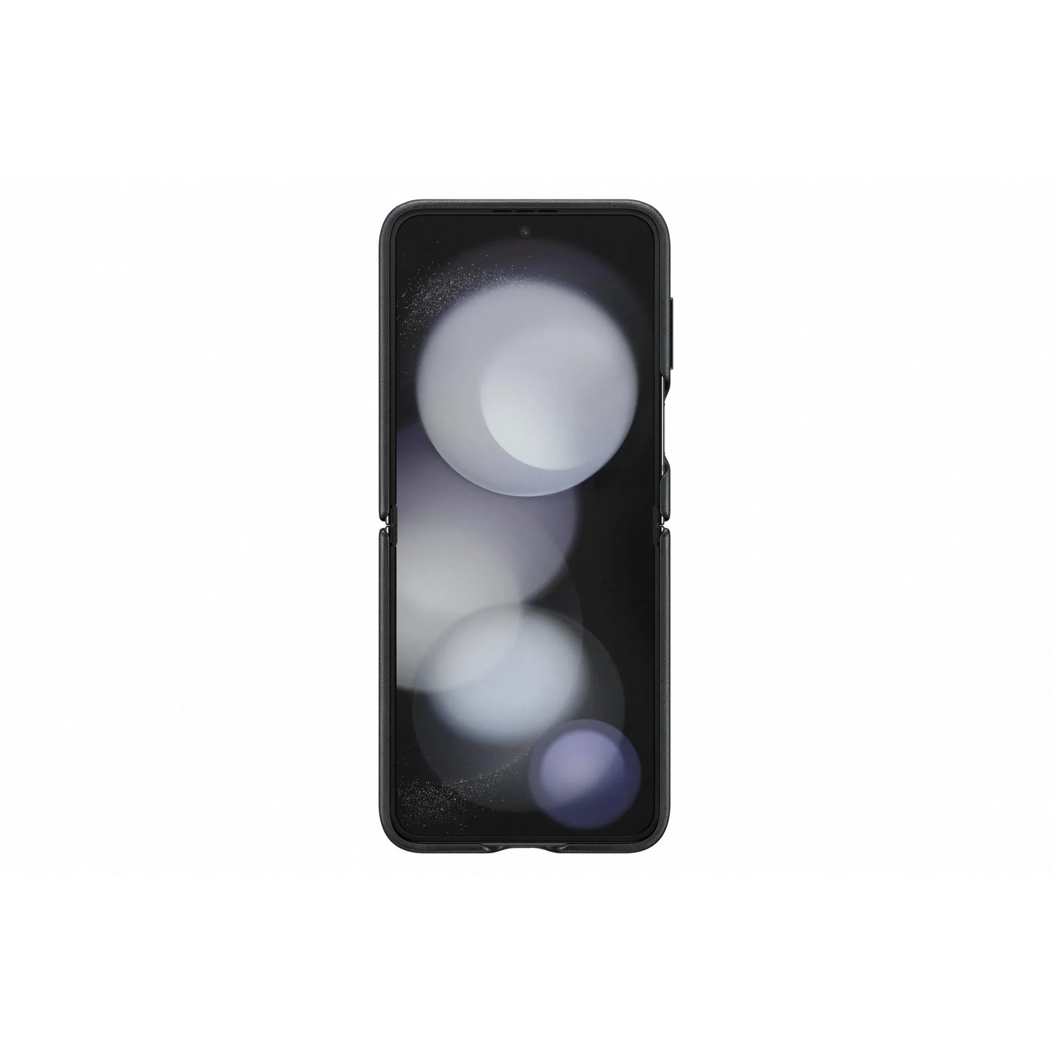 Samsung Flap Eco-Leather Case for Samsung Galaxy Z Flip 5 - Black - Image 4