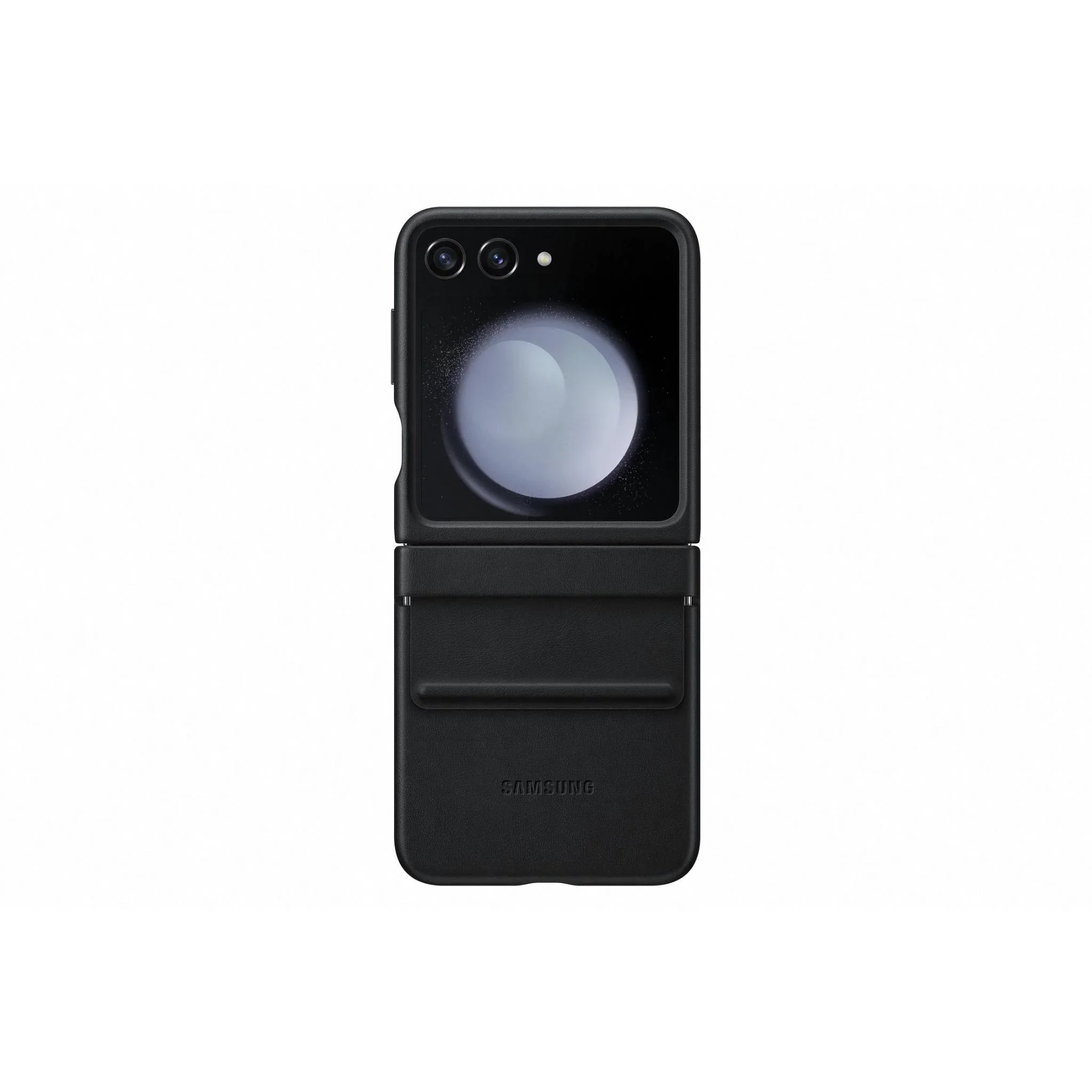 Samsung Flap Eco-Leather Case for Samsung Galaxy Z Flip 5 - Black - Image 5