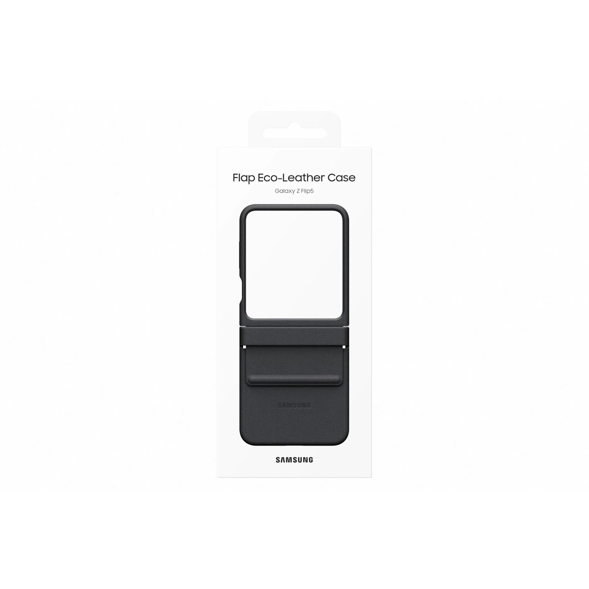 Samsung Flap Eco-Leather Case for Samsung Galaxy Z Flip 5 - Black - Image 8
