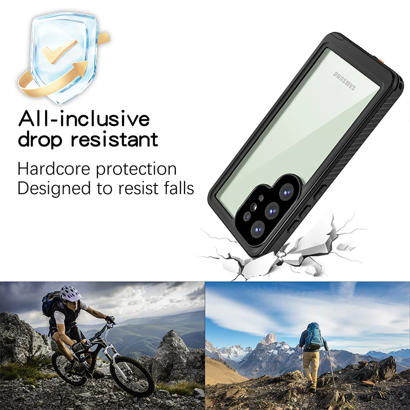 Waterproof & Dustproof Samsung Galaxy S25 Ultra Case Built-in Screen Guard - Image 3
