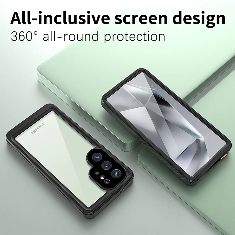 Waterproof & Dustproof Samsung Galaxy S25 Ultra Case Built-in Screen Guard - Image 4