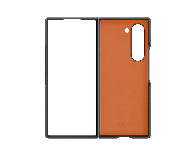 Samsung Original Kindsuit Case for Galaxy Z Fold 6 - Grey Black - Image 5