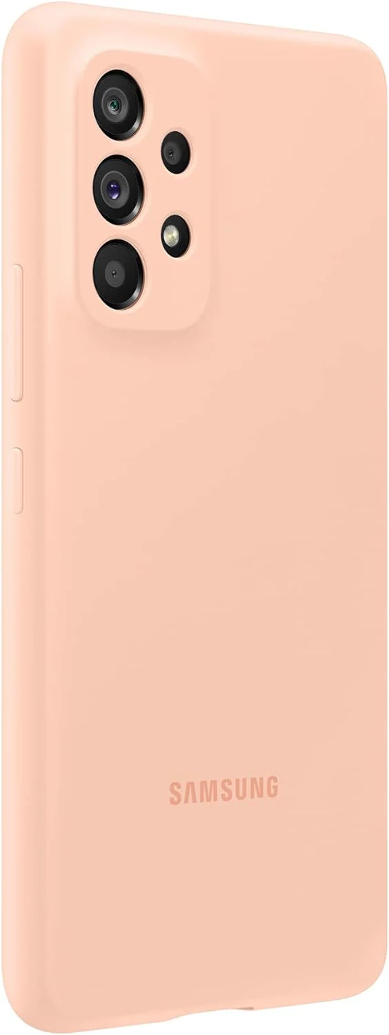 Samsung Official Silicone Cover Case Samsung A53 5G SM-A536 - Peach - Image 3